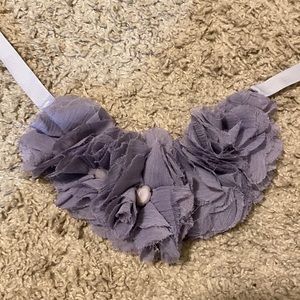 Free w/Purchase - Ruffle Flower Collar Necklace